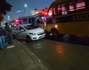 Segundo a prefeitura, o micro-ônibus já havia concluído o transporte dos alunos