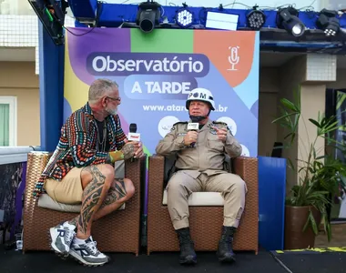 Paulo Coutinho durante entrevista no Observatório do Grupo A TARDE