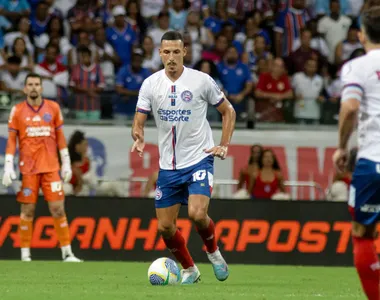 Gabriel Xavier em jogo pelo Bahia