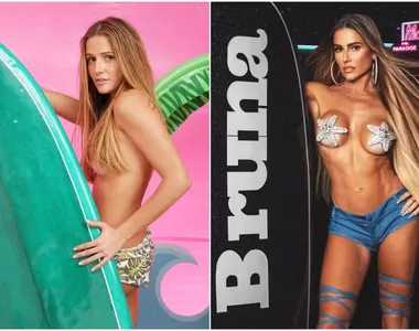 Deborah Secco como Bruna Surfistinha em 2011 e 2025