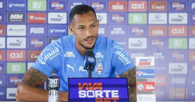 Imagem ilustrativa da imagem David Duarte comemora a mudança de reserva para titular no Bahia