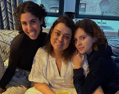 Bela Gil, Preta Gil e Flor Gil em Nova Yorkl