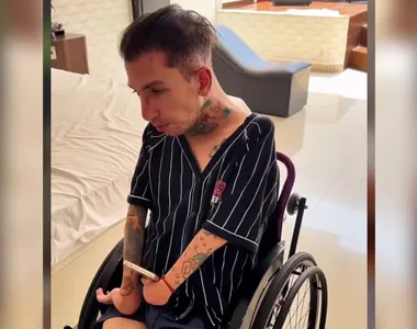 Gabriel já gravou cenas picantes com a influenciadora Andressa Urach