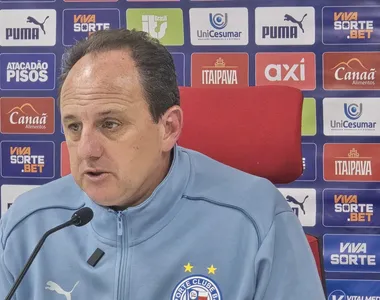 Rogério Ceni fala após a vitória do Bahia contra o Bragantino