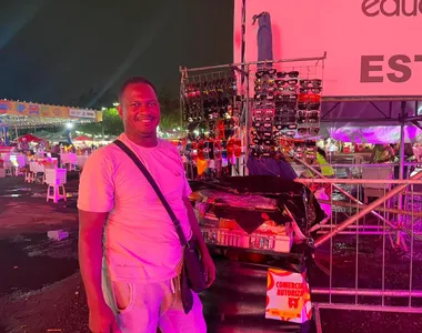 Paulo já é experiente nas vendas em festas
