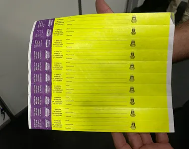 Pulseiras de identificação