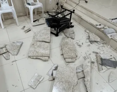 Objetos sagrados foram destruídos