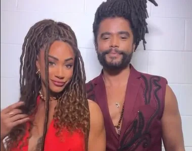 Diogo e Aline em festa pós BBB25