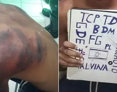 Estudante foi atacado após rabiscar siglas de facções rivais