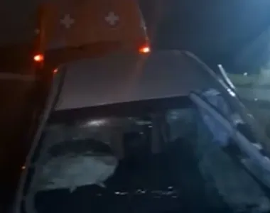 Estado em que ficou o carro após colisão