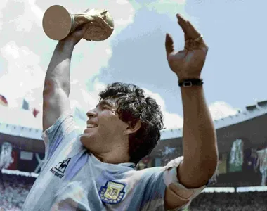 Diego Maradona, astro do futebol argentino