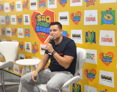Kiko Chiabana em coletiva de imprensa