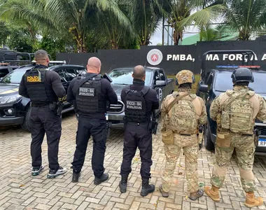 Participaram da ação: a Polícia Federal, o Ministério Público Federal, SSP, PM-BA e outros órgãos de segurança