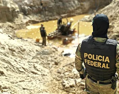 Operação da PF combate a mineração ilegal de ouro