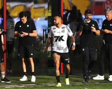Neymar Jr., atacante do Santos