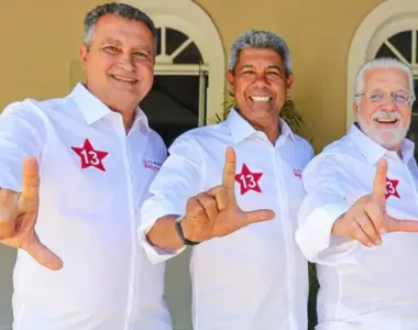 Jaques Wagner, Rui Costa e Jerônimo Rodrigues