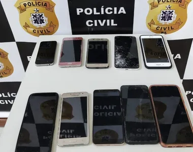 Celulares foram recuperados