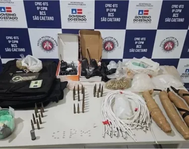 Artefatos explosivos foram encontrados com os criminosos