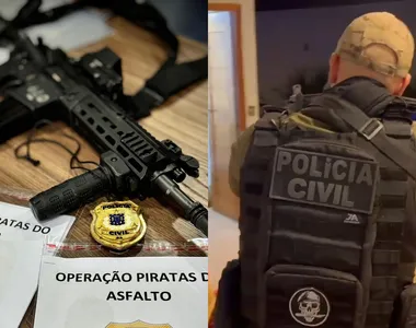 Mais de 200 policiais civis e rodoviários federais foram às ruas para cumprir os mandados judiciais e de busca e apreensão