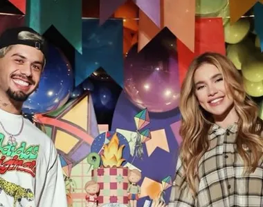 Zé Felipe e Virgínia durante mêsversario