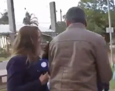 Repórteres discutiram enquanto programa estava no ar