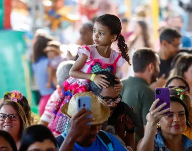 Crianças se divertiram no Costa Azul