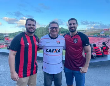 Celso Vinicius (direita), Rafael Almeida (esquerda) e Celso Silva (meio)
