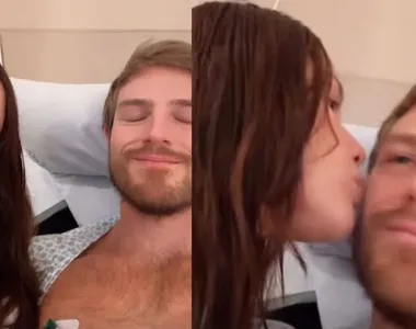 Juliette e seu noivo Kaique Cerveny