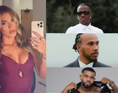 Virgínia fonseca, Vinicius Júnir, Lewis Hamilton e Davi Brito