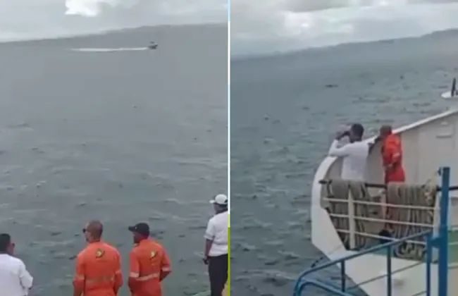 Imagem ilustrativa da imagem Homem desaparece após pular de ferry na Baía de Todos-os-Santos