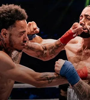 Imagem ilustrativa da imagem Luta de boxe sem luva acaba com orelha rasgada e mudança de resultado