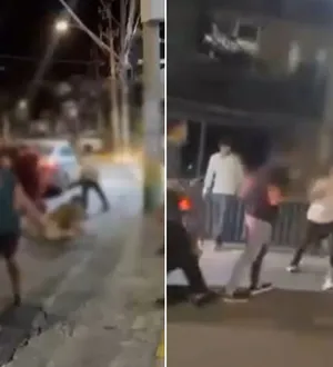 Imagem ilustrativa da imagem Rinha de Enzos? Jovens se envolvem em briga generalizada em Salvador