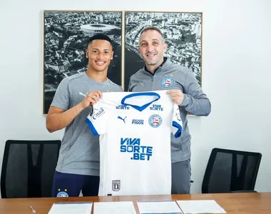 Tiago renovou com o Bahia até dezembro de 2027