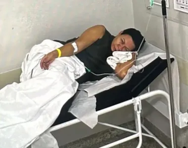 Dona Ruth  em uma unidade de saúde