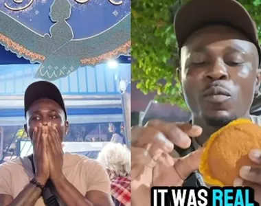 Ele afirmou que comia o akará quando era criança