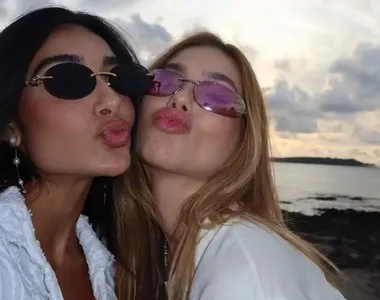 No vídeo, a ex-nora de Leonardo ri dos rumores