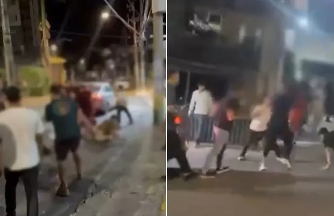 Imagem ilustrativa da imagem Rinha de Enzos? Jovens se envolvem em briga generalizada em Salvador