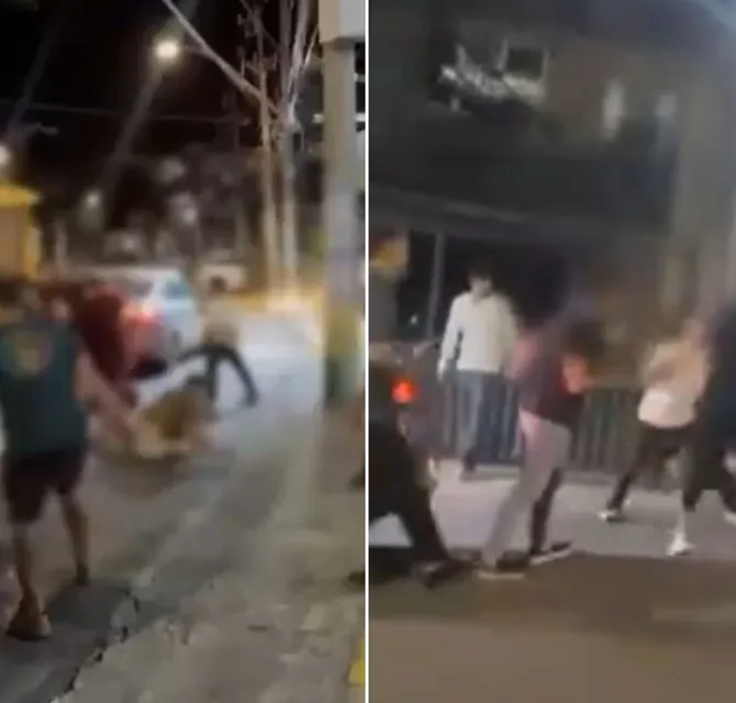Imagem ilustrativa da imagem Rinha de Enzos? Jovens se envolvem em briga generalizada em Salvador
