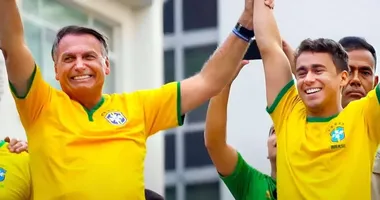 Imagem ilustrativa da imagem Nikolas Ferreira solicita liberação de Moraes para visitar Bolsonaro