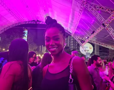 A artista vibrou com a representatividade negra durante o Festival