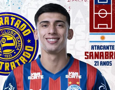 Mateo Sanabria, novo atacante do Bahia