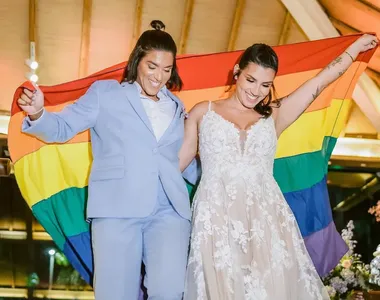 Ana Marcela Cunha e Juliana Melhem se casaram em 2023