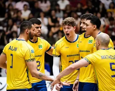 Brasil está classificado para a semifinal da Liga das Nações Masculina de Vôlei