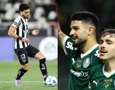 Botafogo e Palmeiras jogam nesta quinta pelas oitavas da Libetadores