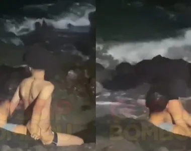 Casal foi visto fazendo sexo na praia da Barra, em Salvador