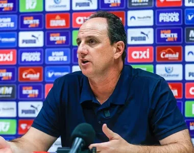 Rogério Ceni em entrevista coletiva após jogo do Bahia na Copa do Brasil