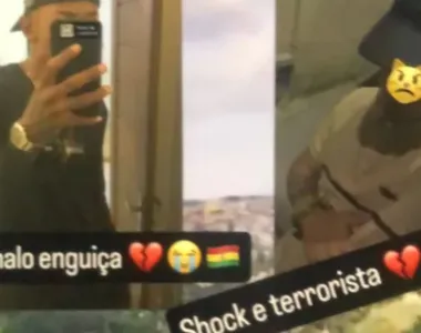 Imagens dos suspeitos