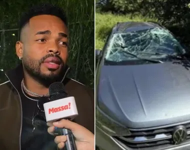 Cristian Bell está se recuperando após sofrer acidente de carro