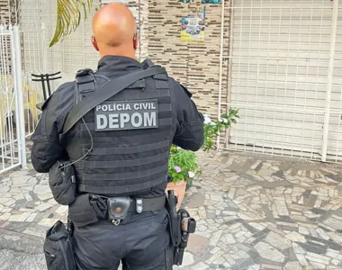 Agentes da Polícia Civil realizaram a prisão do suspeito