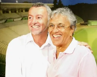 Bobô e Caetano Veloso no Pituaçu